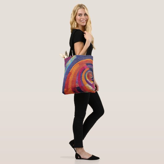 Rainbow Abstrakt Tasche (Am Model)