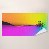 Rainbow Abstrakte Blume Badehandtuch (Badehandtuch)