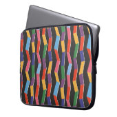 Rainbow abstrakte Zickzack-Nahtlose Muster,Handpi Laptopschutzhülle (Vorderseite Links)