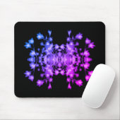 Rainbow Abstraktes florales Muster Mousepad (Mit Mouse)