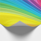 Rainbow-Abstraktes Geschenkpapier (Ecke)