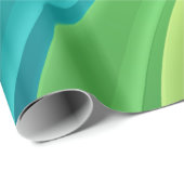 Rainbow-Abstraktes Geschenkpapier (Rolleneckpunkt)