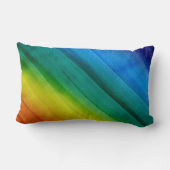 Rainbow Accent Schlafzimmer oder Wohnzimmer Kissen (Rückseite)