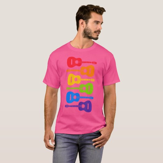 Rainbow Acoustic Guitars T-Shirt (Vorne ganz)