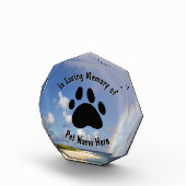 Rainbow-Acrylblock für benutzerdefinierte Pet-Memo Fotoblock (Rechts)