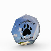 Rainbow-Acrylblock für benutzerdefinierte Pet-Memo Fotoblock (Links)