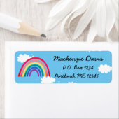 Rainbow-Adressetikett (Insitu)