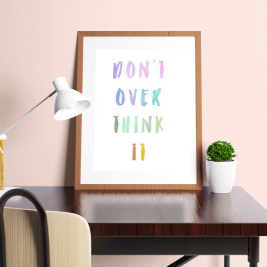 Rainbow Affirmation Kids Kinderzimmer Poster