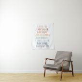 Rainbow Affirmations for Kids Kinderzimmer Decor Wandteppich (Beispiel)