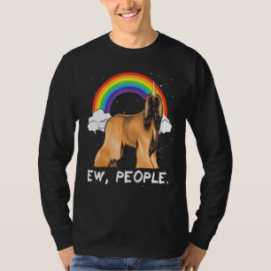 Rainbow Afghan Hund Ew People Unicorn Hund T-Shirt