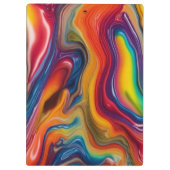 Rainbow Agate Klemmbrett (Rückseite)