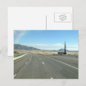 Rainbow Aguirre Springs New Mexico USA Postkarte (Vorne/Hinten)