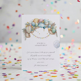 Rainbow Air Balloon Baby Shooting Game