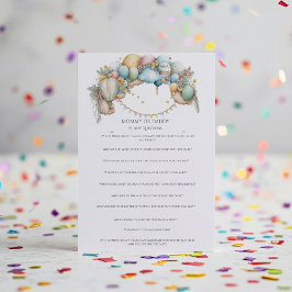 Rainbow Air Balloon Baby Shooting Game