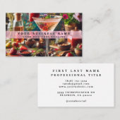 Rainbow Alcohol Drinks Visitenkarte (Vorne/Hinten)