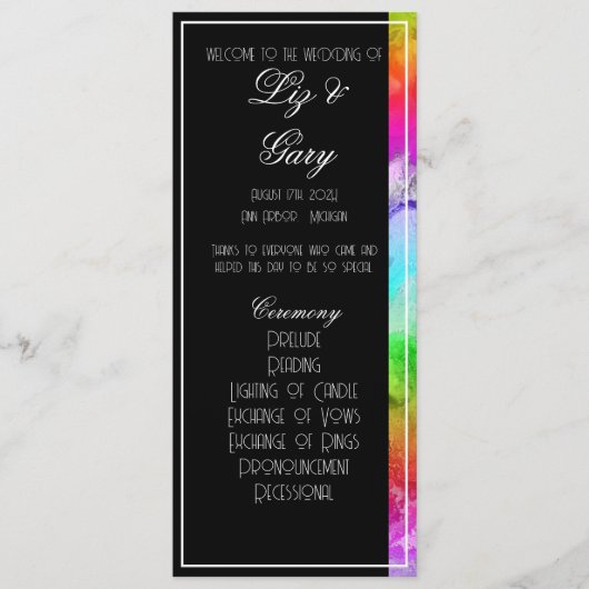 Rainbow Alcohol Ink Watercolor Programm (Vorderseite)