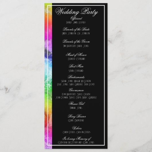 Rainbow Alcohol Ink Watercolor Programm (Rückseite)