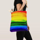 Rainbow Alcohol Tinte Abstrakt Tasche (Von Nahem)