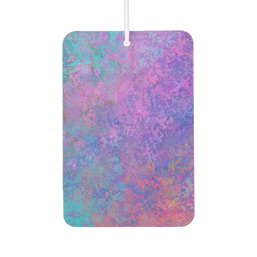Rainbow Alcohol Tinte, hell Abstrakt Autolufterfrischer (Vorderseite)