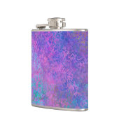 Rainbow Alcohol Tinte, hell Abstrakt Flachmann (Links)