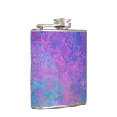 Rainbow Alcohol Tinte, hell Abstrakt Flachmann (Rechts)