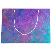 Rainbow Alcohol Tinte, hell Abstrakt Große Geschenktüte (Vorderseite)