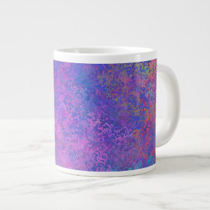 Rainbow Alcohol Tinte, hell Abstrakt Jumbo-Tasse