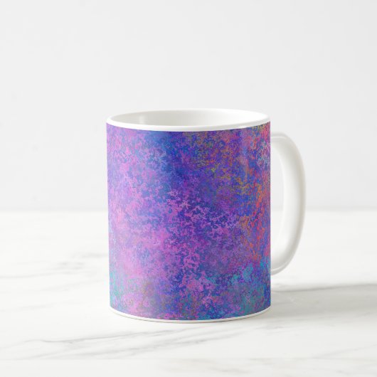 Rainbow Alcohol Tinte, hell Abstrakt Kaffeetasse (VorderseiteRechts)