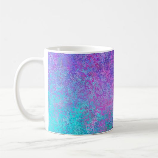 Rainbow Alcohol Tinte, hell Abstrakt Kaffeetasse (Links)