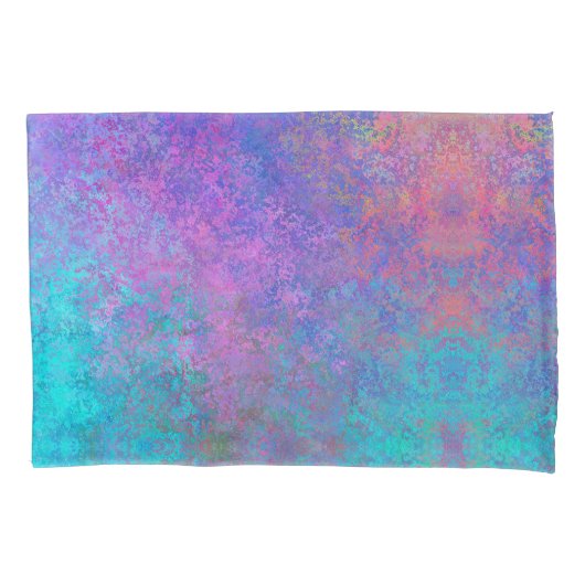 Rainbow Alcohol Tinte, hell Abstrakt Kissenbezug (Vorderseite)