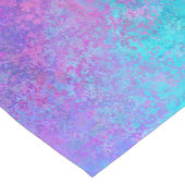 Rainbow Alcohol Tinte, hell Abstrakt Kurzer Tischläufer (Ecke)