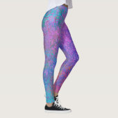 Rainbow Alcohol Tinte, hell Abstrakt Leggings (Rechts)
