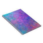 Rainbow Alcohol Tinte, hell Abstrakt Notizblock (Rechte Seite)
