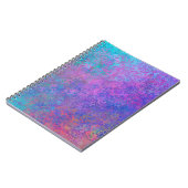 Rainbow Alcohol Tinte, hell Abstrakt Notizblock (Linke Seite)