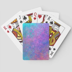 Rainbow Alcohol Tinte, hell Abstrakt Spielkarten