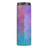 Rainbow Alcohol Tinte, hell Abstrakt Thermosbecher (Rückseite)