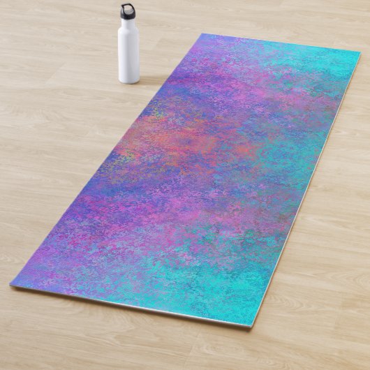 Rainbow Alcohol Tinte, hell Abstrakt Yogamatte (Beispiel)
