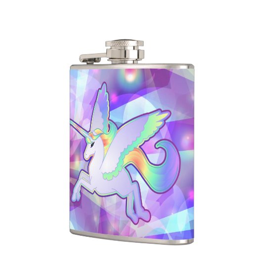 Rainbow Alicorn Flachmann (Links)
