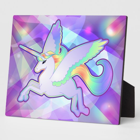 Rainbow Alicorn Fotoplatte (Seite)