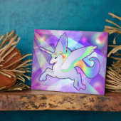 Rainbow Alicorn Fotoplatte (Seite)