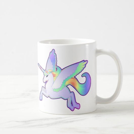 Rainbow Alicorn Kaffeetasse (Rechts)