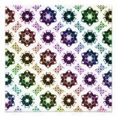Rainbow Alien Eye Fraktal Art Pattern Fotodruck (Vorne)