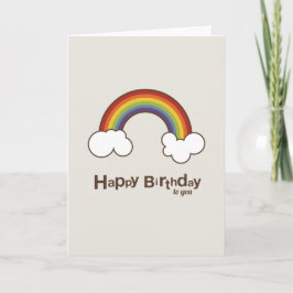 Rainbow | Alles Gute zum Geburtstag Karte