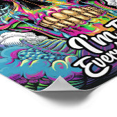 Rainbow Alles ist fein Skull Poster (Ecke)