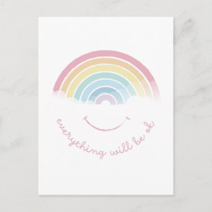 RAINBOW Alles wird in Ordnung sein! Postkarte