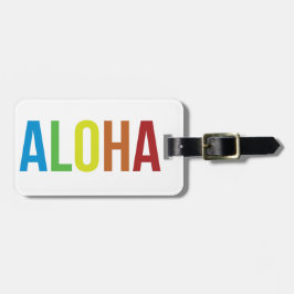 Rainbow Aloha Gepäckanhänger