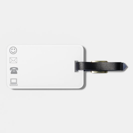 Rainbow Aloha Gepäckanhänger (Rückseite horizontal)