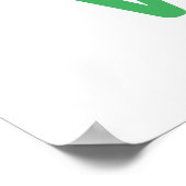 Rainbow Alphabet-Klassenposter Poster (Ecke)