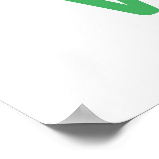 Rainbow Alphabet-Klassenposter Poster (Ecke)