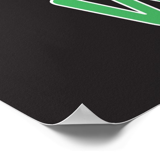 Rainbow Alphabet Poster (Ecke)